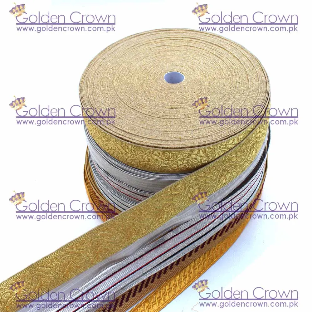 Wholesale Uniform Mylar Braid Trimming | Custom Gold lace bullion wire French braid Supplier