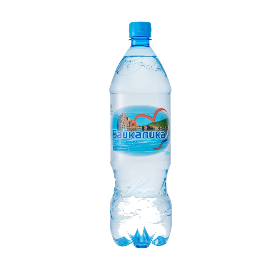 Mineral Water with 2 Years Shelf Life Etalon Water of Lake Baikal Natural Water Pure with Perfect Parameters and Oxygen 1.25L