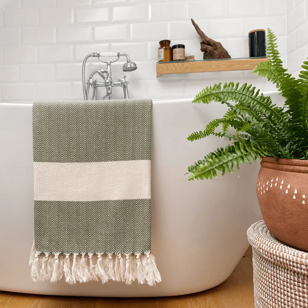 Organic Cotton Handmade Luxury Hammam Towel Blanket for Beach Bath Gym Sauna Hammam Spa Pool Beach Towel