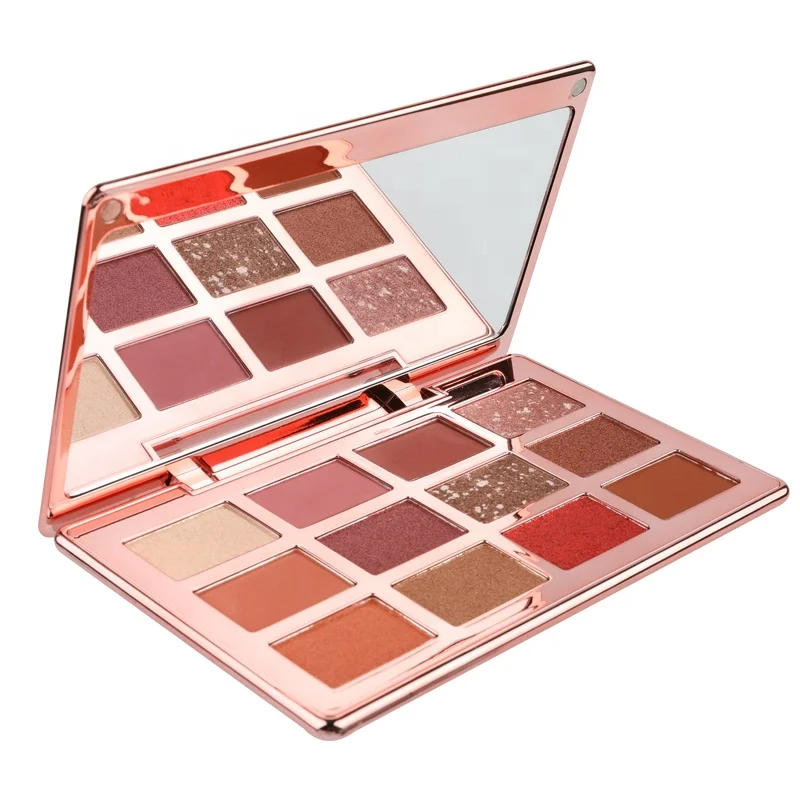 Nude High Pigmented Eyeshadow Palette Beauty Glazed Custom Makeup Eyeshadow Palette