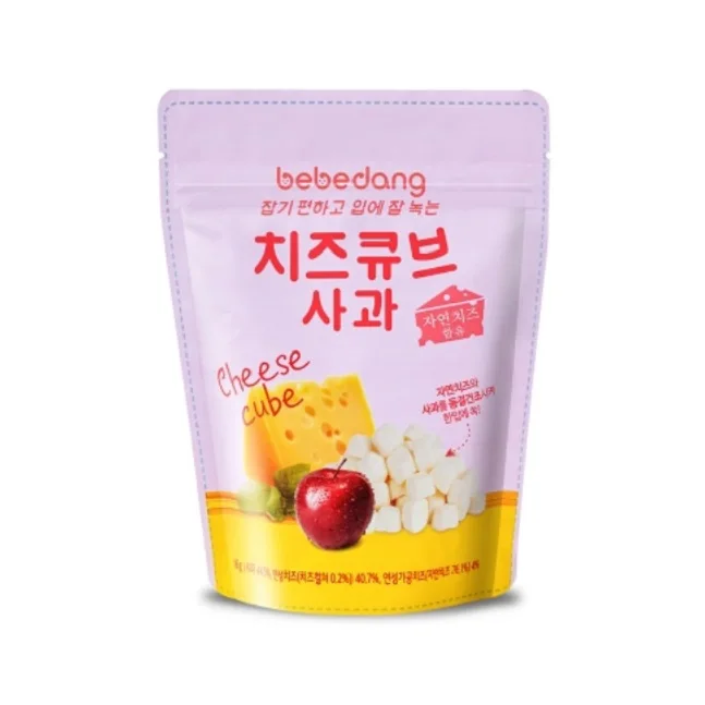 
High quality korean organic snack apple flavor baby cheese made in Korea 