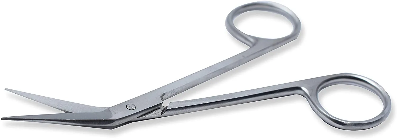 Профессиональные Угловые ножницы Iris из нержавеющей стали острый пластиковый хирургический инструмент