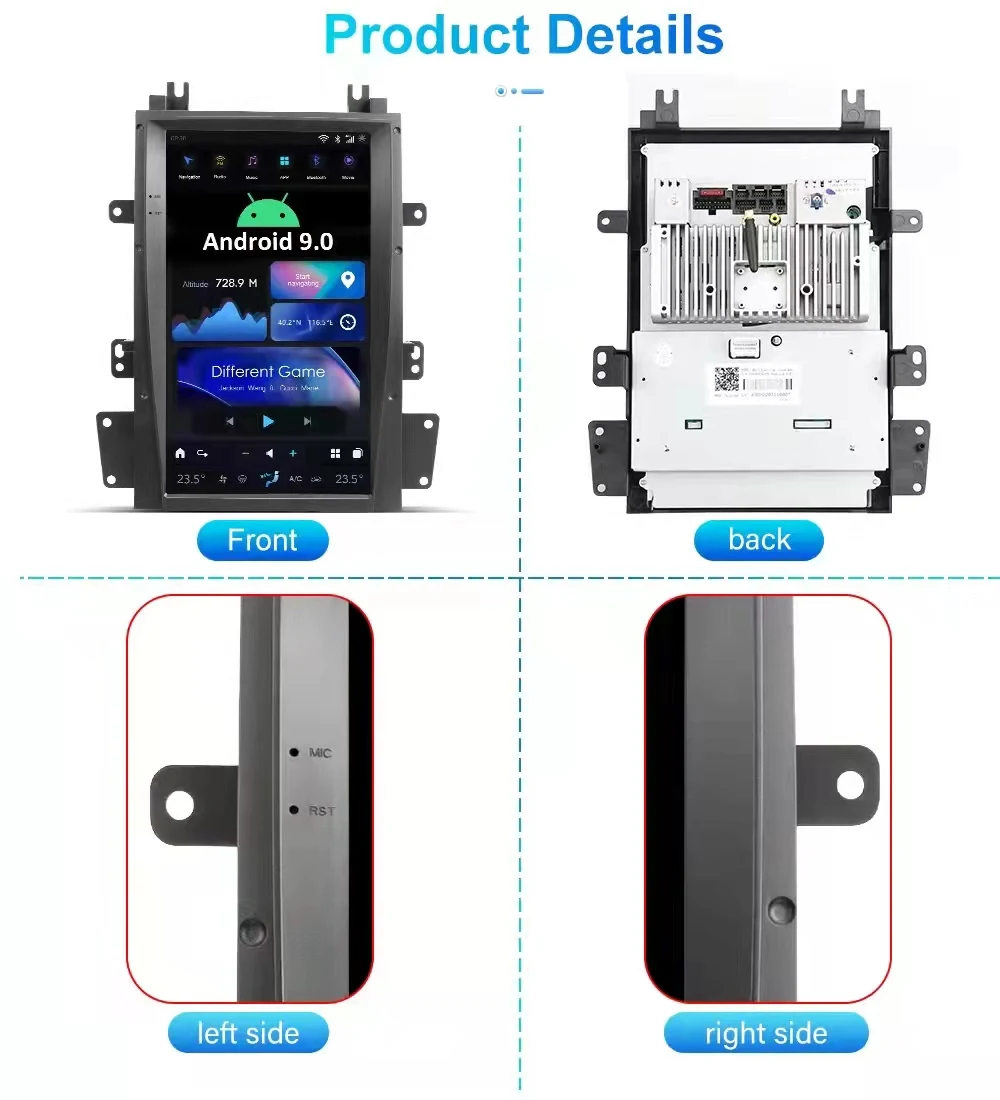 AuCAR 13.6 Android 9 Car DVD Player Car Radio Car Video GPS Navigation Multimedia Player for Cadillac Escalade 2006-2013
