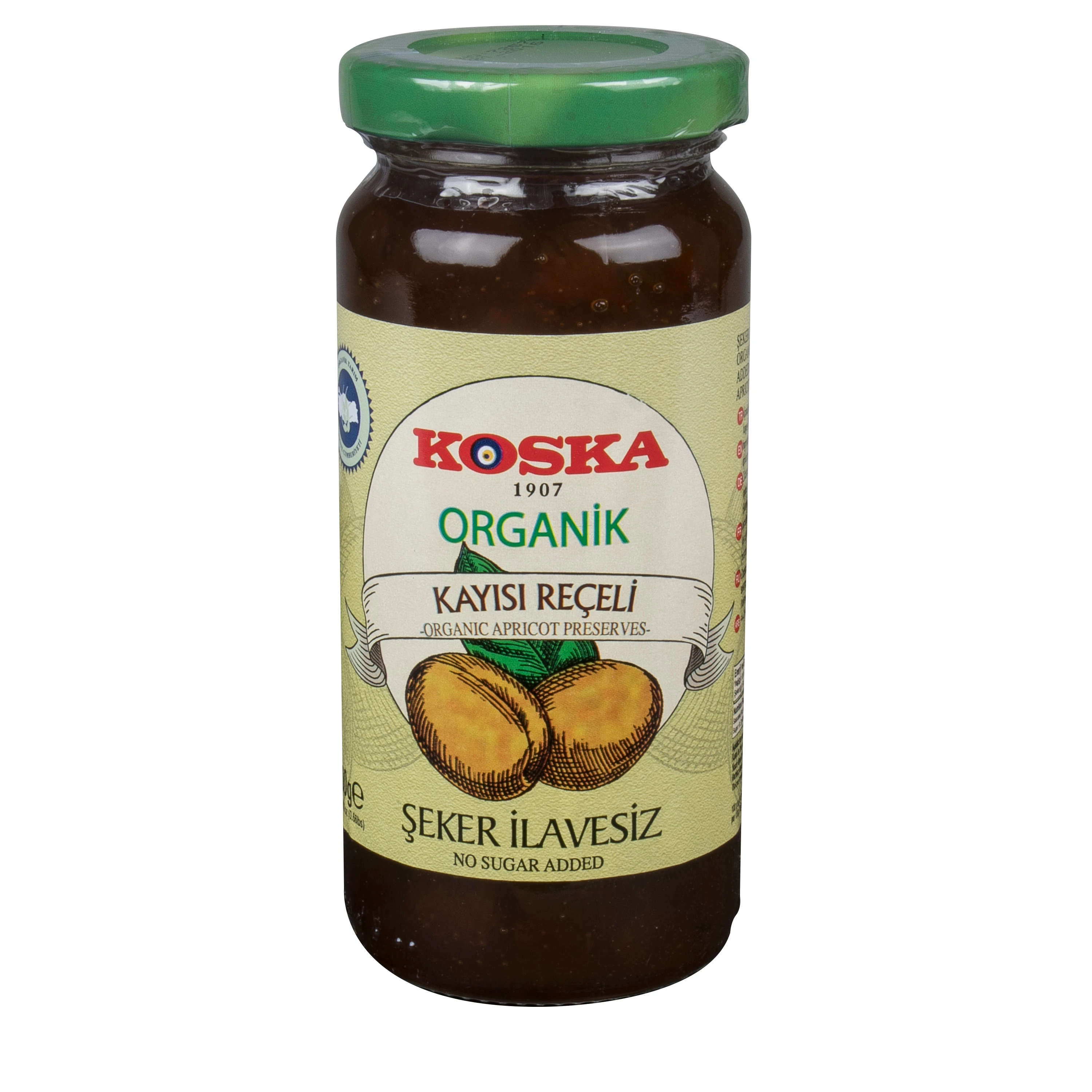 Hot Sale Wholesale Product - 300 g Organic No Sugar Added Apricot Preserves - Organic Products 100% Additive-free