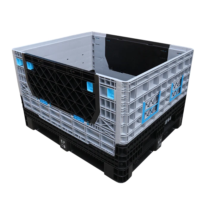 JOIN Heavy Duty Collapsible Pallet Boxes Plastic Totes Large Size Collapsible Container for Industry Transport Pallet Box
