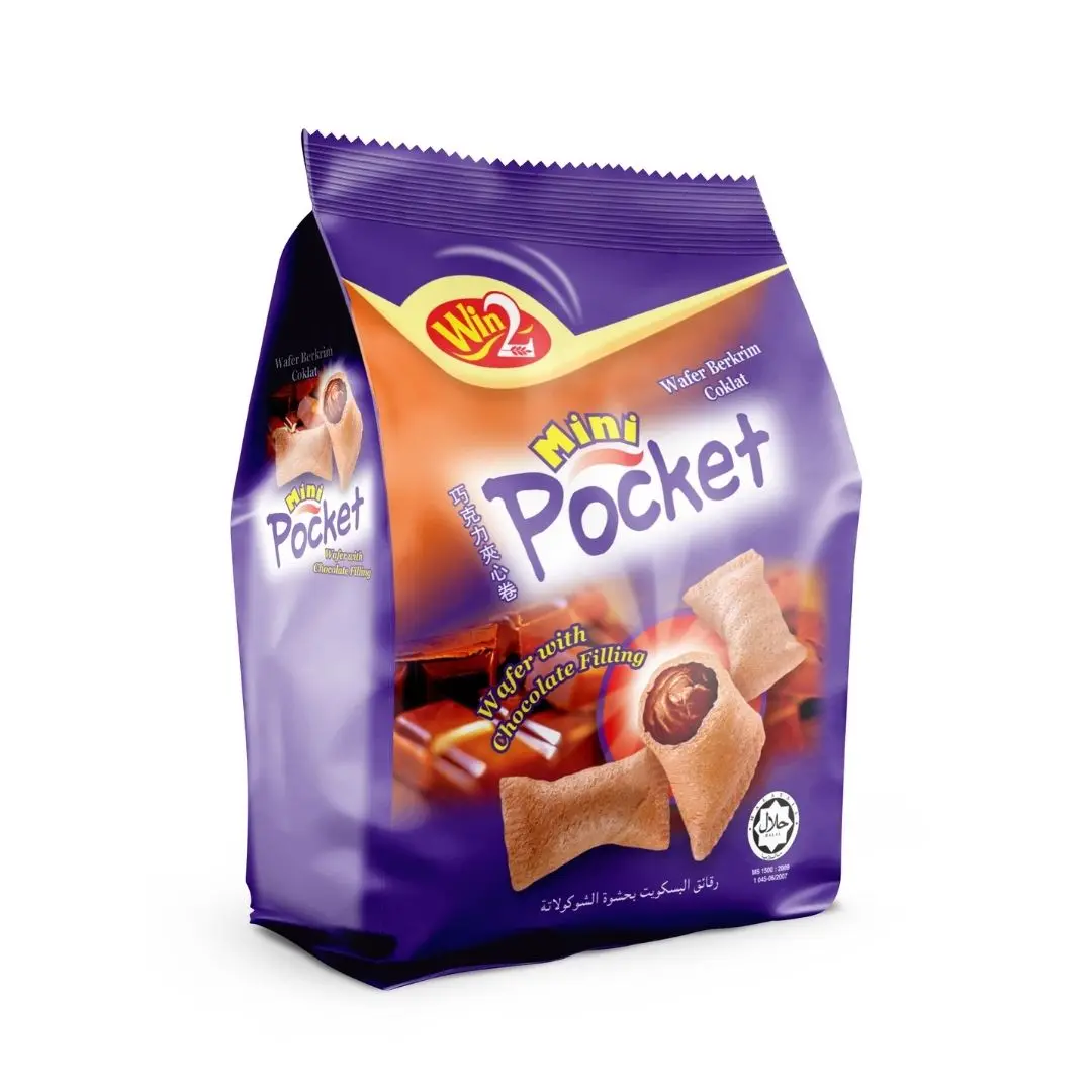 Win2 Mini Pocket Wafer With Chocolate Filling 50g