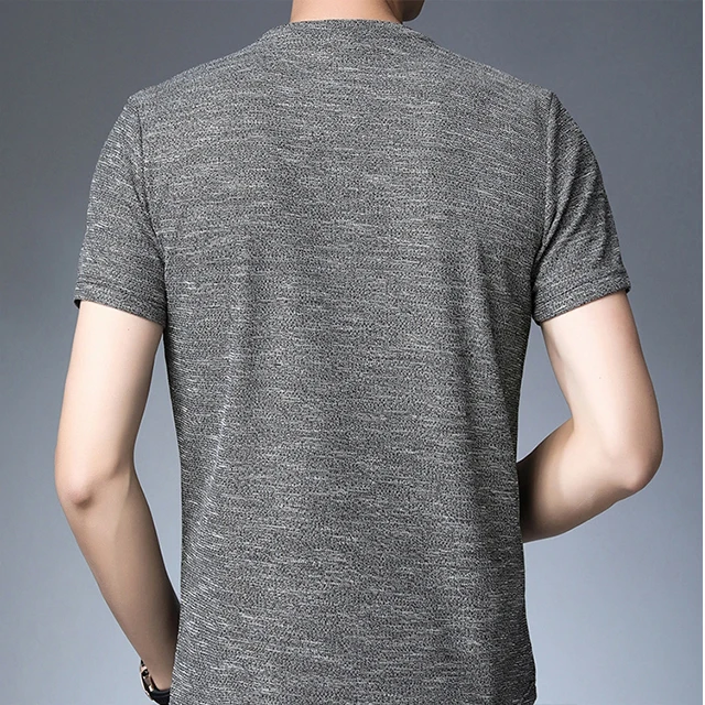  Оптовая продажа 100% Мужская футболка из конопляного хлопка