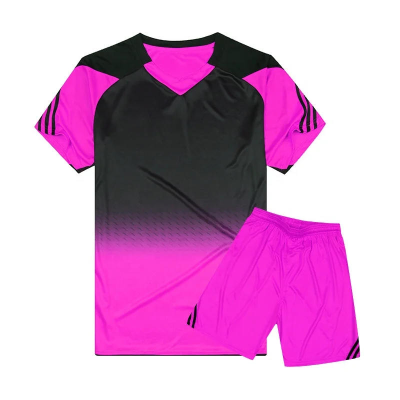 100% polyester custom made professional soccer uniform made of polyester Men Blank  Wholesale Sublimation Plain Print