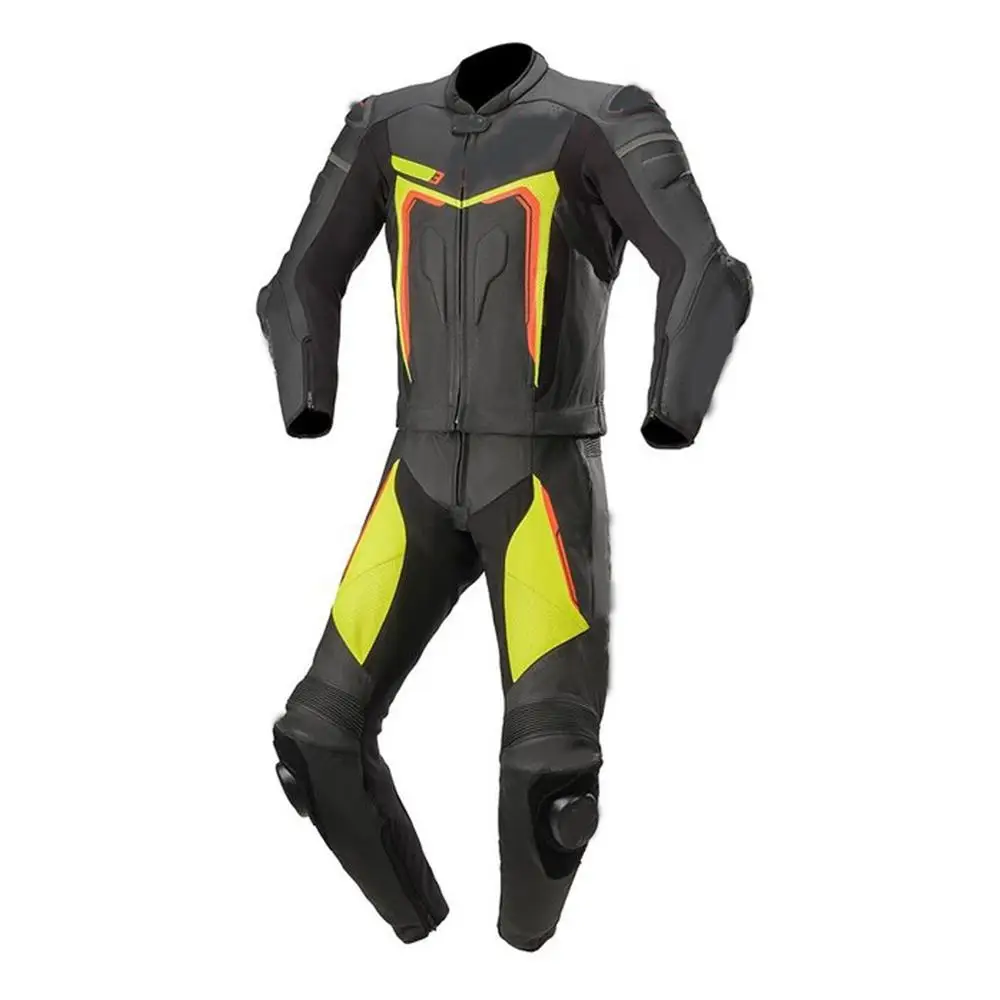 Professional manufacture latest Design Motorcycle Suit Motorbike Pant and Jacket Motorcycle Race Leather motorbike suit for men