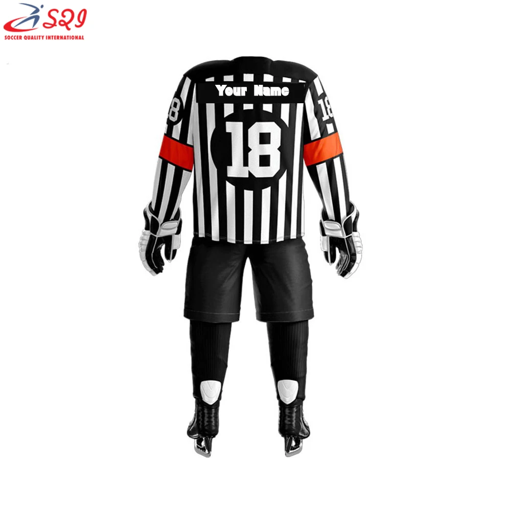Factory Price Professional Ice Hockey jersey with tackle twill embroidery Ice hockey uniform for teams