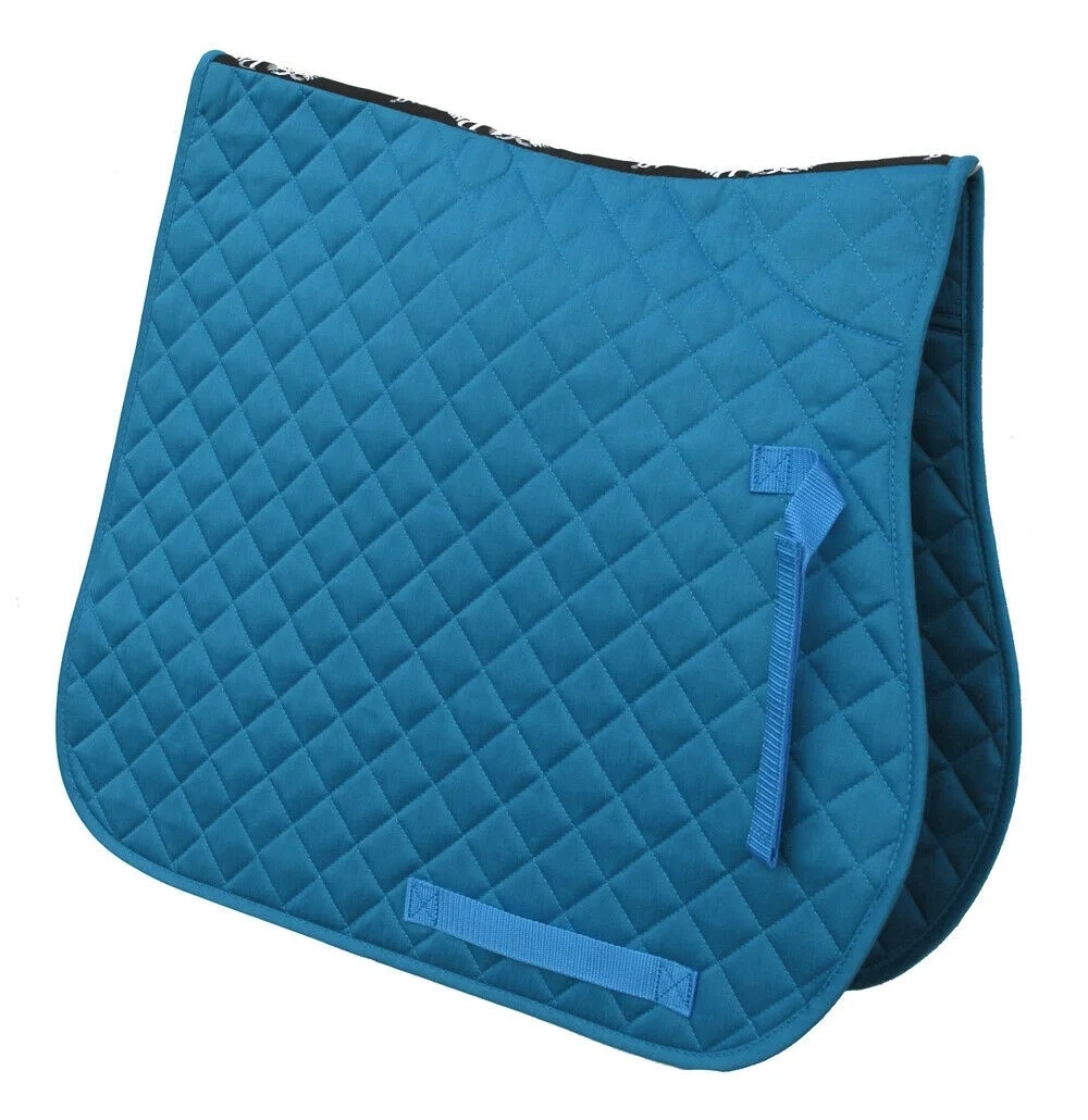 High Quality Saddle Pad Fashion Style High Quality Cotton Fabric Horse Riding Saddle Pad Western Saddle Pad