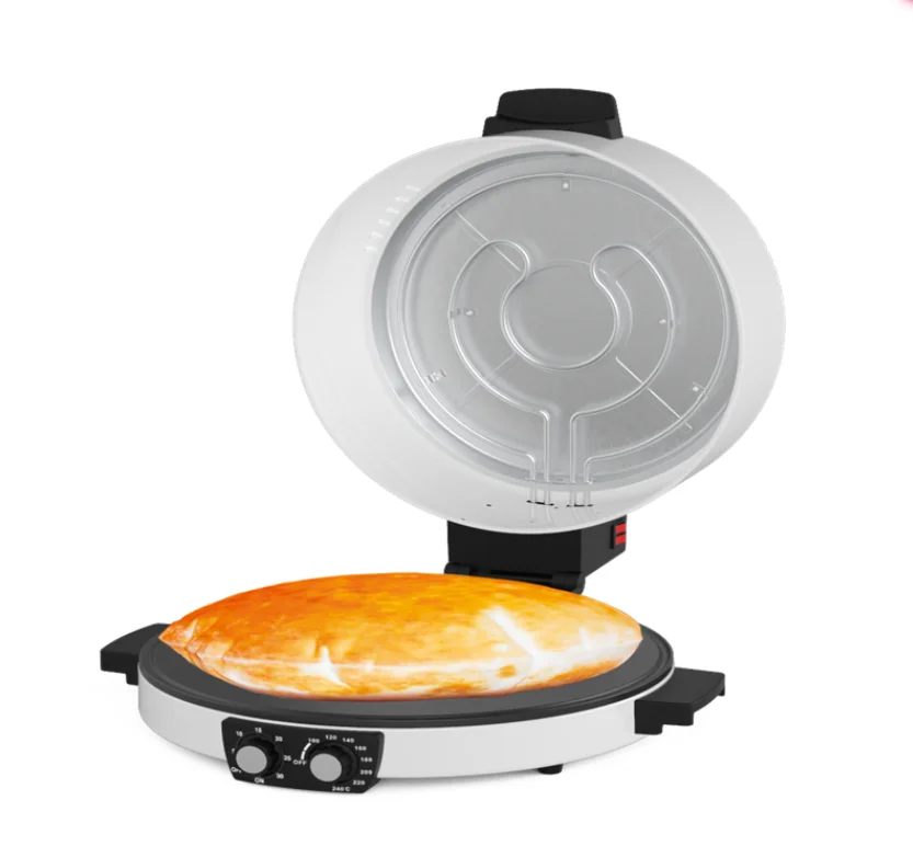 Электрическая домашняя машина с регулируемой температурой коммерческая для приготовления пиццы хлебопечка Арабская диаметр 30 см