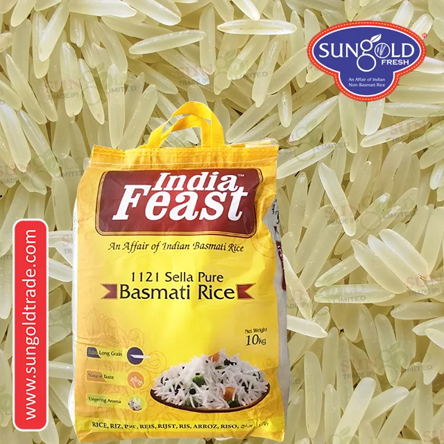 1121 Sella Basmati Rice in 10kg Bag