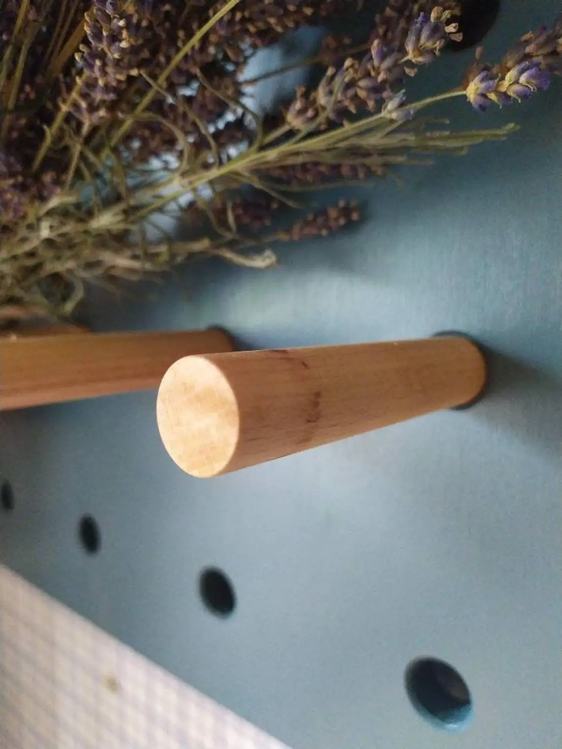 Nordic  Wall Shelf Rack Wholesale  Moranti color Wooden Pegboard