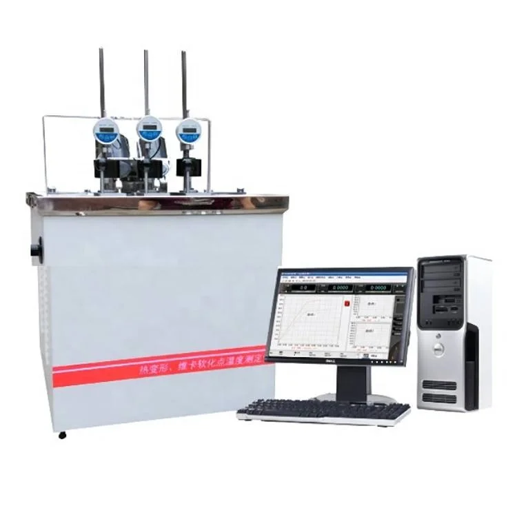 Plastic Rubber Softening Point Tester Test Machine Melting Apparatus Vicat Thermal Deformation