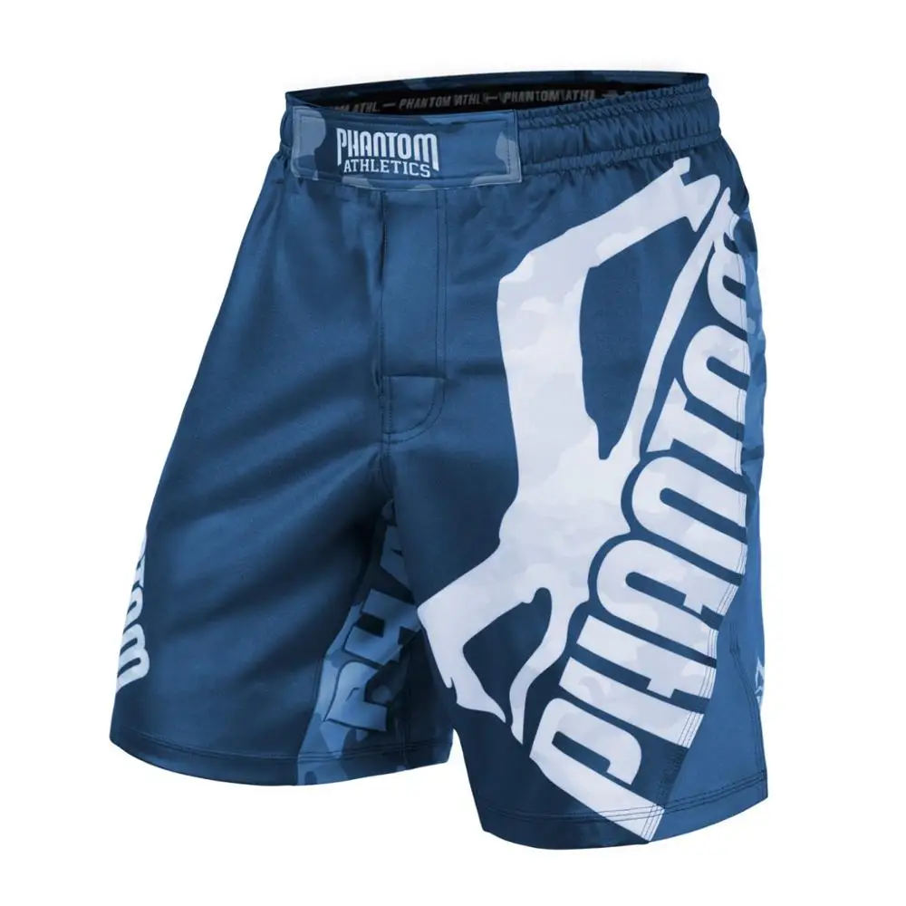 OEM синие чистые мужские шорты для ММА/шорты для ММА