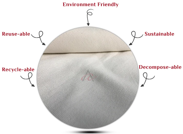 New Best Quality Recycled Polyester Material Printed Canvas Fabric for Dress in white colour from Indian supplier