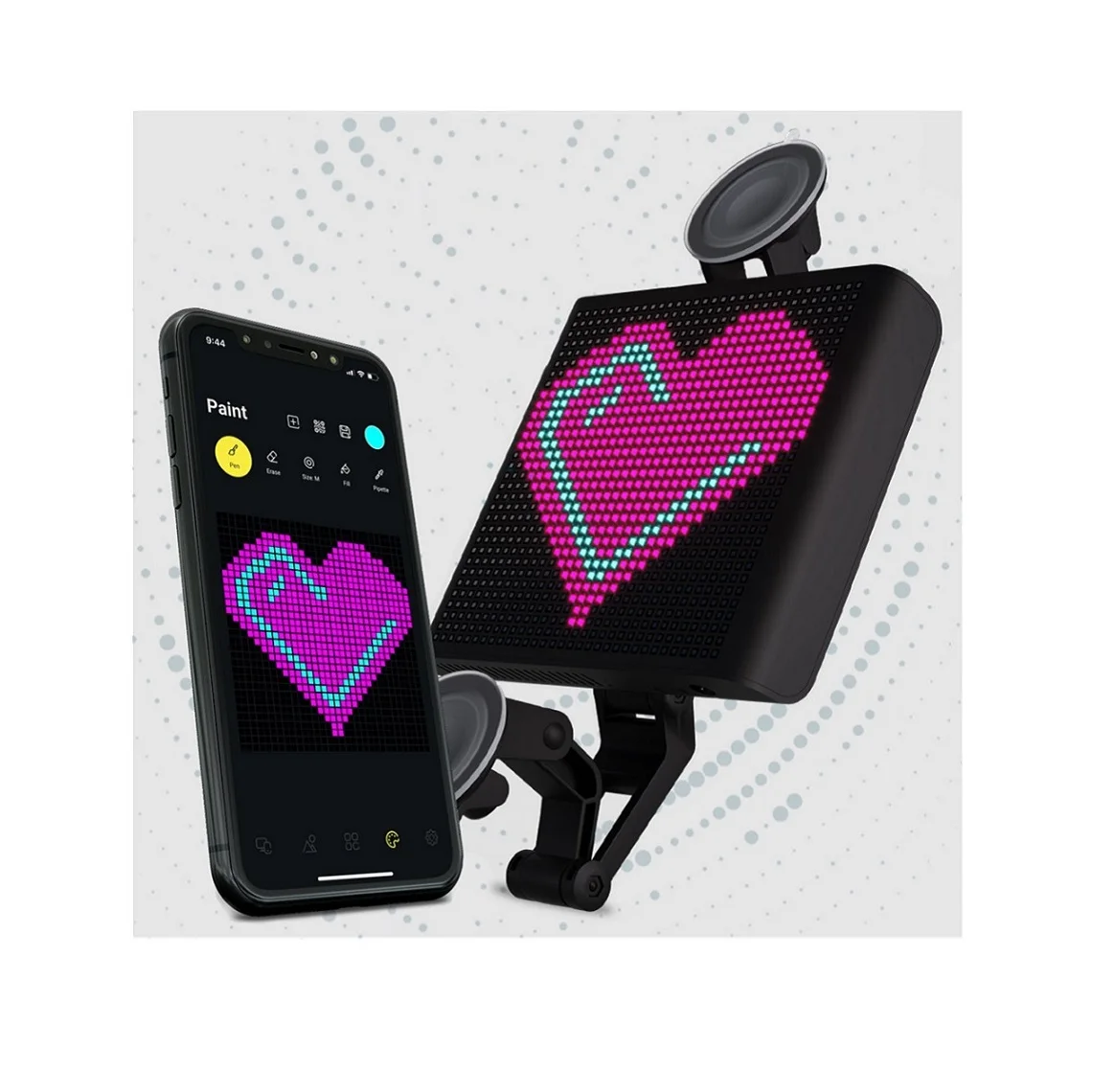 New Design Simple To Use Wireless Car Emoji Display Model Number mj1901 From United States