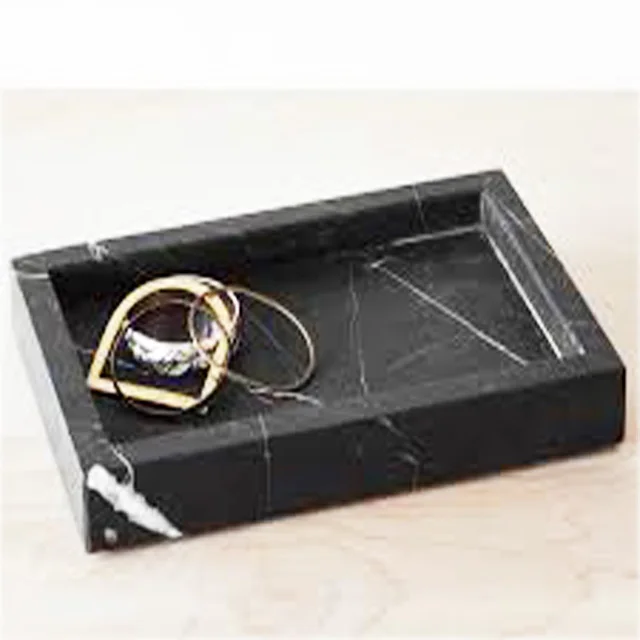  Декоративные сервировочные подносы ручной работы из натурального мрамора