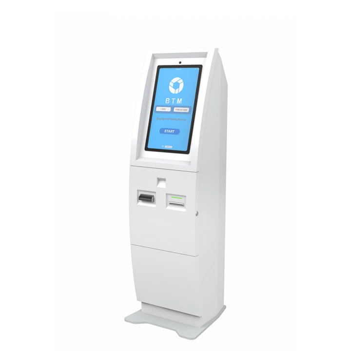 
21 Inch Touch Screen Security Encryption Support One-way And Two-way Trading With Free Software Bitcoin ATM Machines 