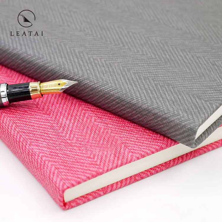 Персонализированный розовый чехол из искусственной кожи в твердом переплете