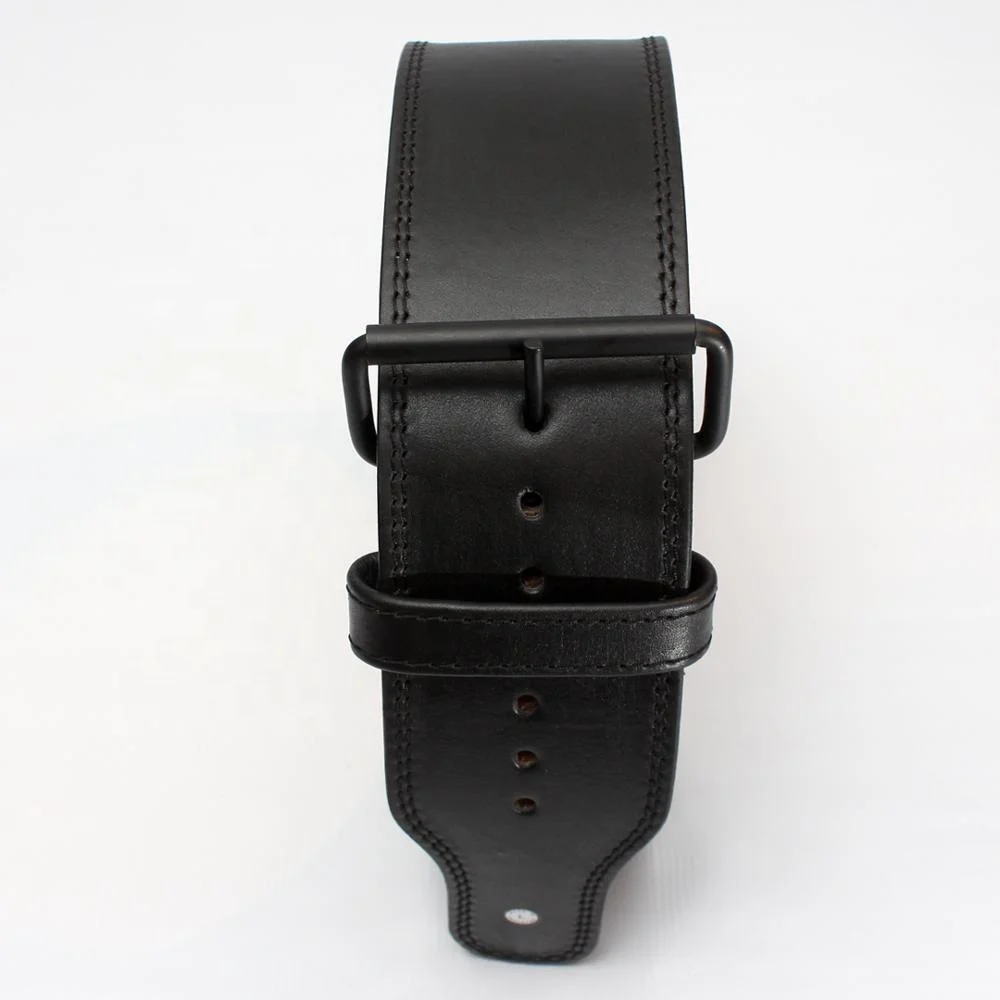 
Weight lifting Black Genuine Leather Belt Weightlifting Workout Gym Back Support Belt 2021 New Better Leather Quality 