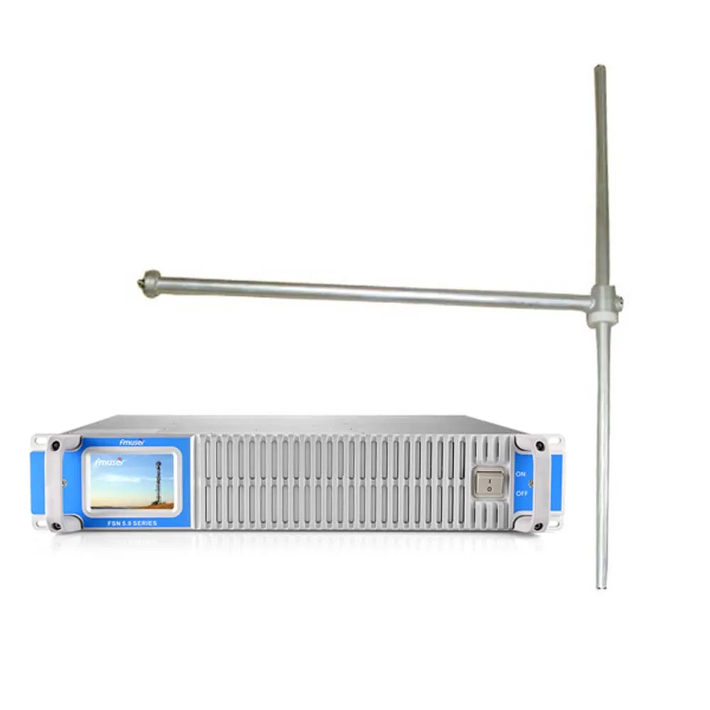 FMUSER FMT-1000W 1000watts 1KW FM Transmitter  + FU-DV1 High gain Antenna  +Coax Cable  kit  Radio Broadcast studio For sale