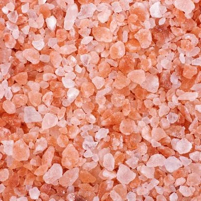 pink bath salt / spa salt with floral incense from Pakistan