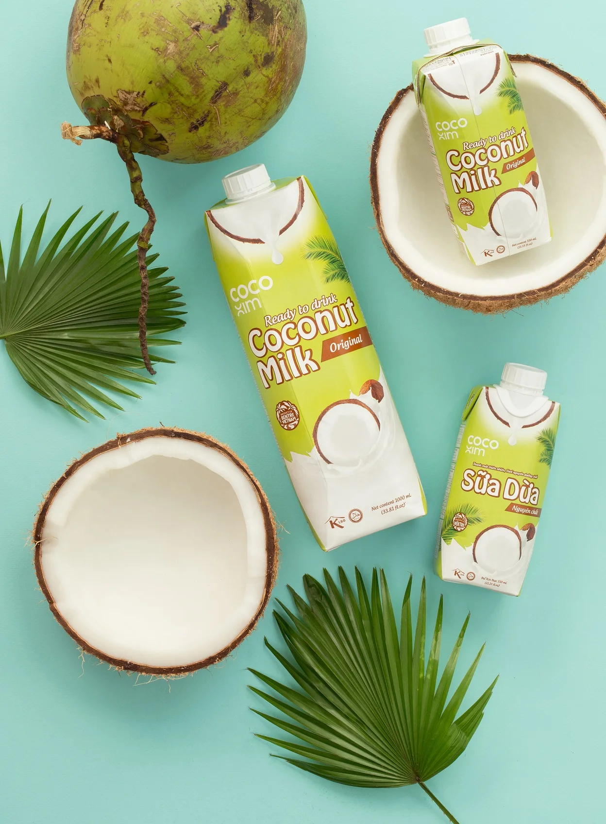 Бренд кокосового молока Cocoxim-Доступно кокосовое молоко от производителя-Вьетнамский 100% натуральный ингредиент + 84968617723