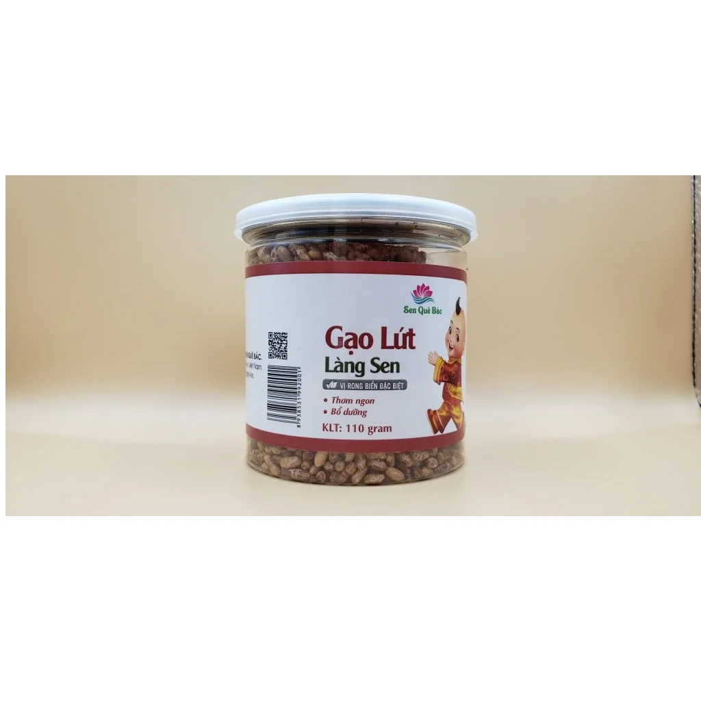 Newest Crop Natural 110g Dried Organic Rich Starch, Protein, Fiber, Fat, Vitamin Lotus Village Brown Rice From Vietnam