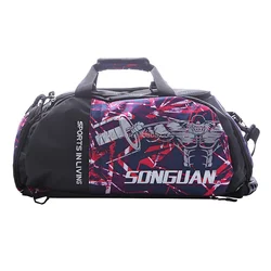 New trend Customized logo sports camouflage gym bag outdoor travel tote bag