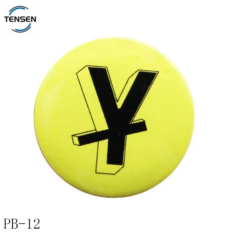 Custom clothing round button badge designs printing logo pins label tin paper badge making