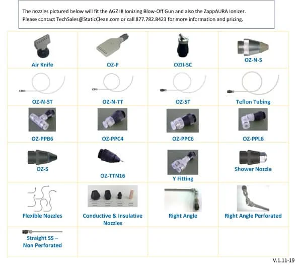 ZappAURA Ionizer Static Control