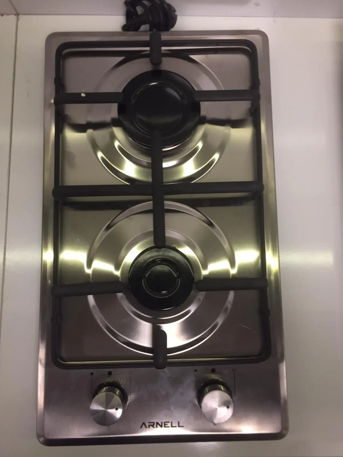 Built-In 2 Gas Burner Inox