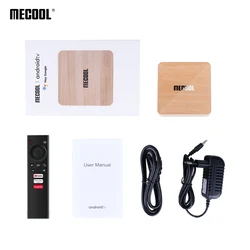 2021 Newest MECOOL KM6 Wholesale Amlogic S905X4 4GB 64GB Youtube AV1 Android 10 4K Smart TV Box MPG4 Set Top Box