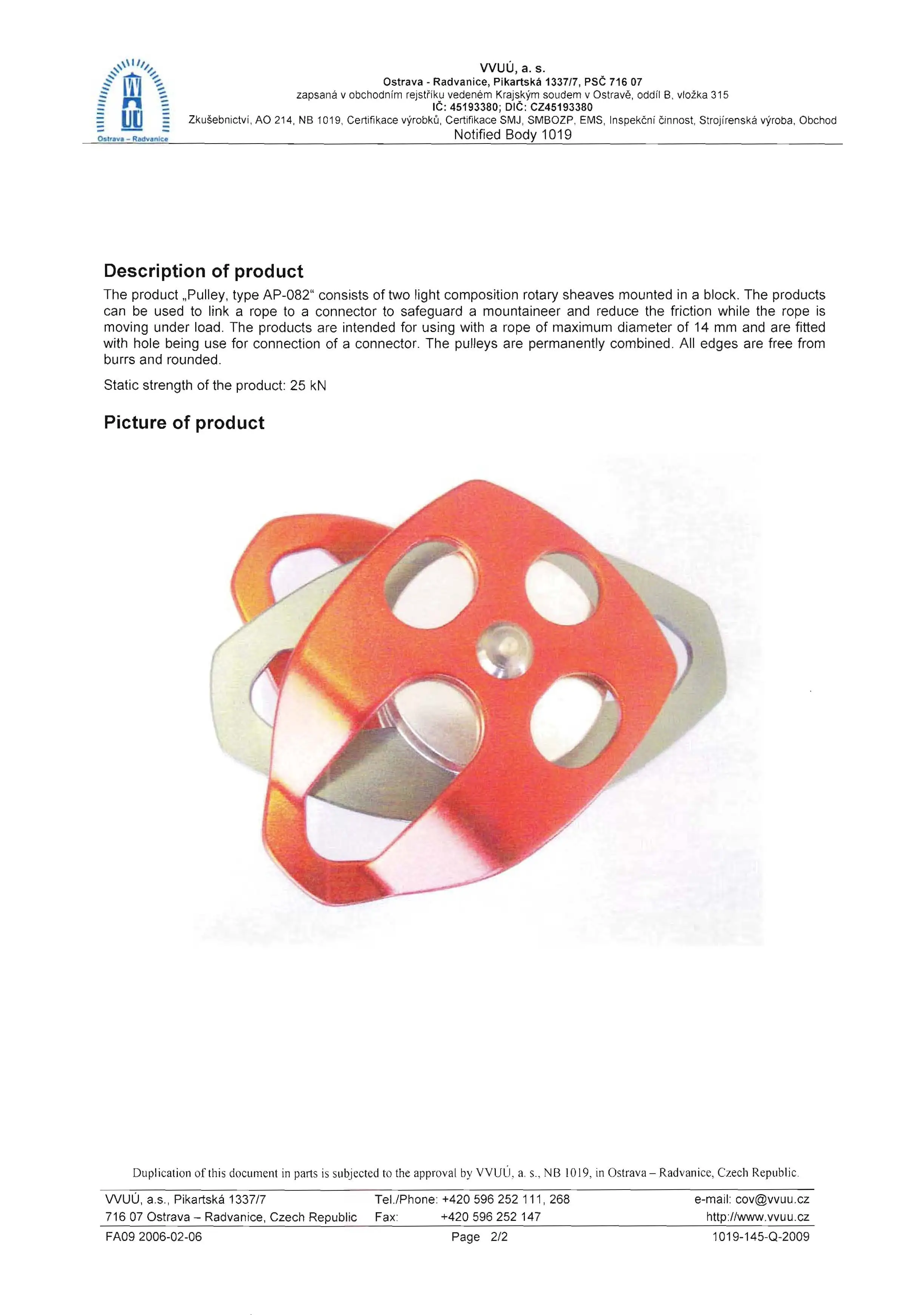 Movable Certification CE EN12278 Climbing Large rope 16mm Aluminum Double pulley