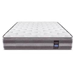 Medium Plush Natural Latex Comfort Airflow foam & Motion Isolating Pocket Coil Spring Mattress