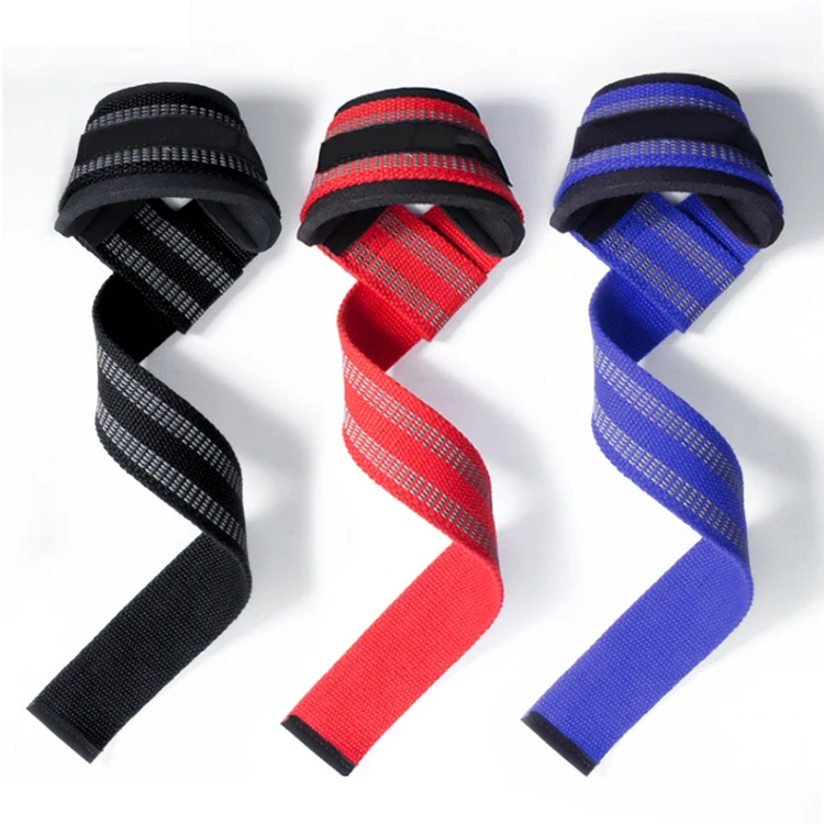 Custom Heavy Duty Sport Fitness Gym Deadlift Weight Lifting Cross fit Hand Wrist Strap
