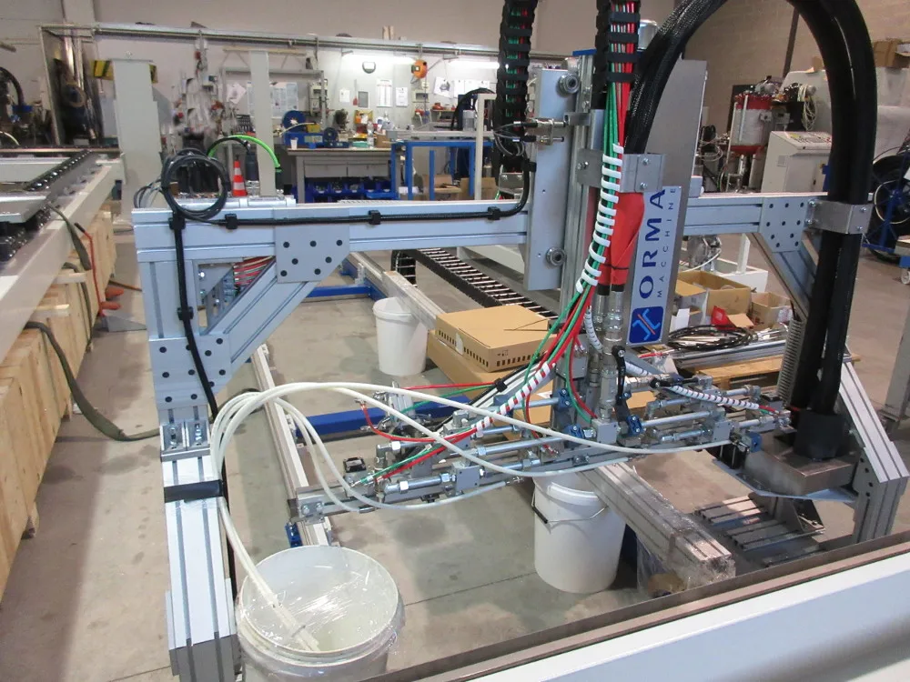 bi component polyurethane glue machine