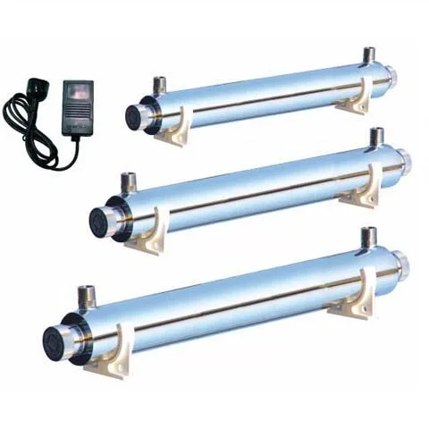 Household Ultraviolet lamp sterilizer 2 GPM  2 poles. 16W 453L/h