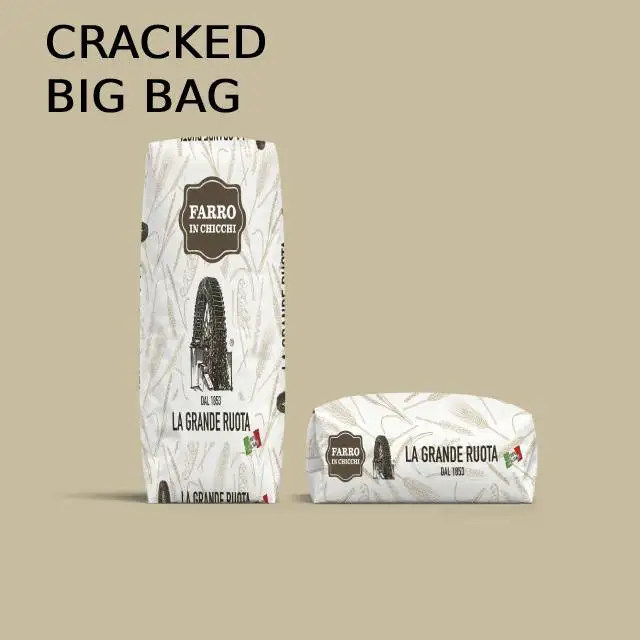 100% made in Italy organic CRACKED spelt BIG BAG spelled for cooking spelled to grind  spelled