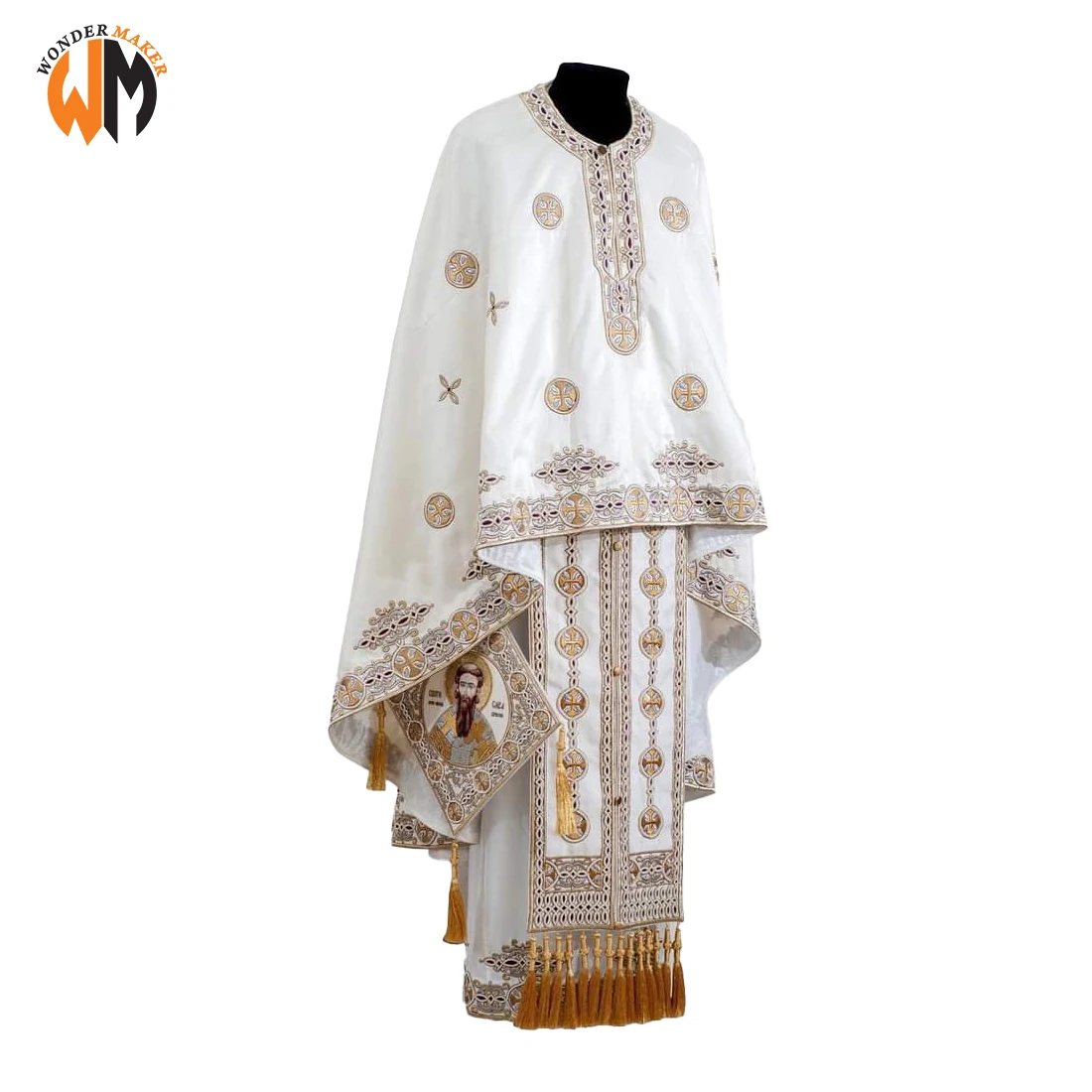 Hot Sale Embroidery Everyday Gothic Chasuble vestments church father dresses for church use