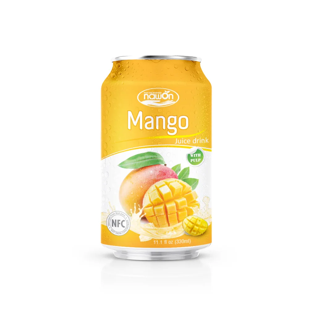 
330ml NAWON Canned High quality Original Mango Juice Powder Boosts the Immune System Supplier 