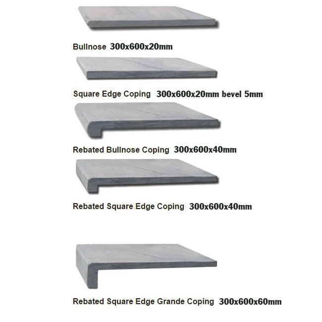 Bluestone Pool Coping Tiles