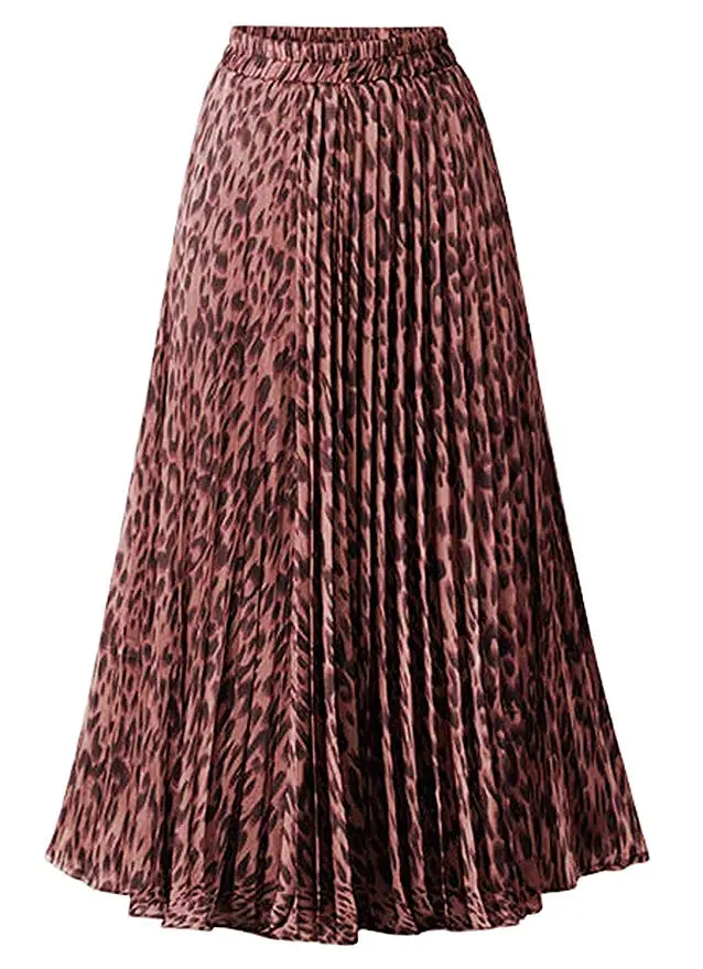 Vintage paisley print in bright jewel tones on a black background skirts