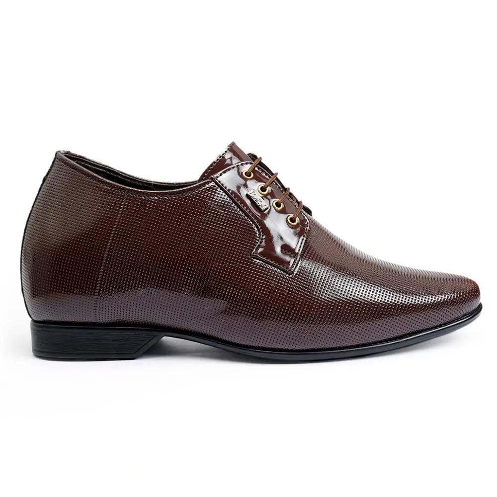 
High quality height increasing delicate hand stitches pu soles men elevator shoes 
