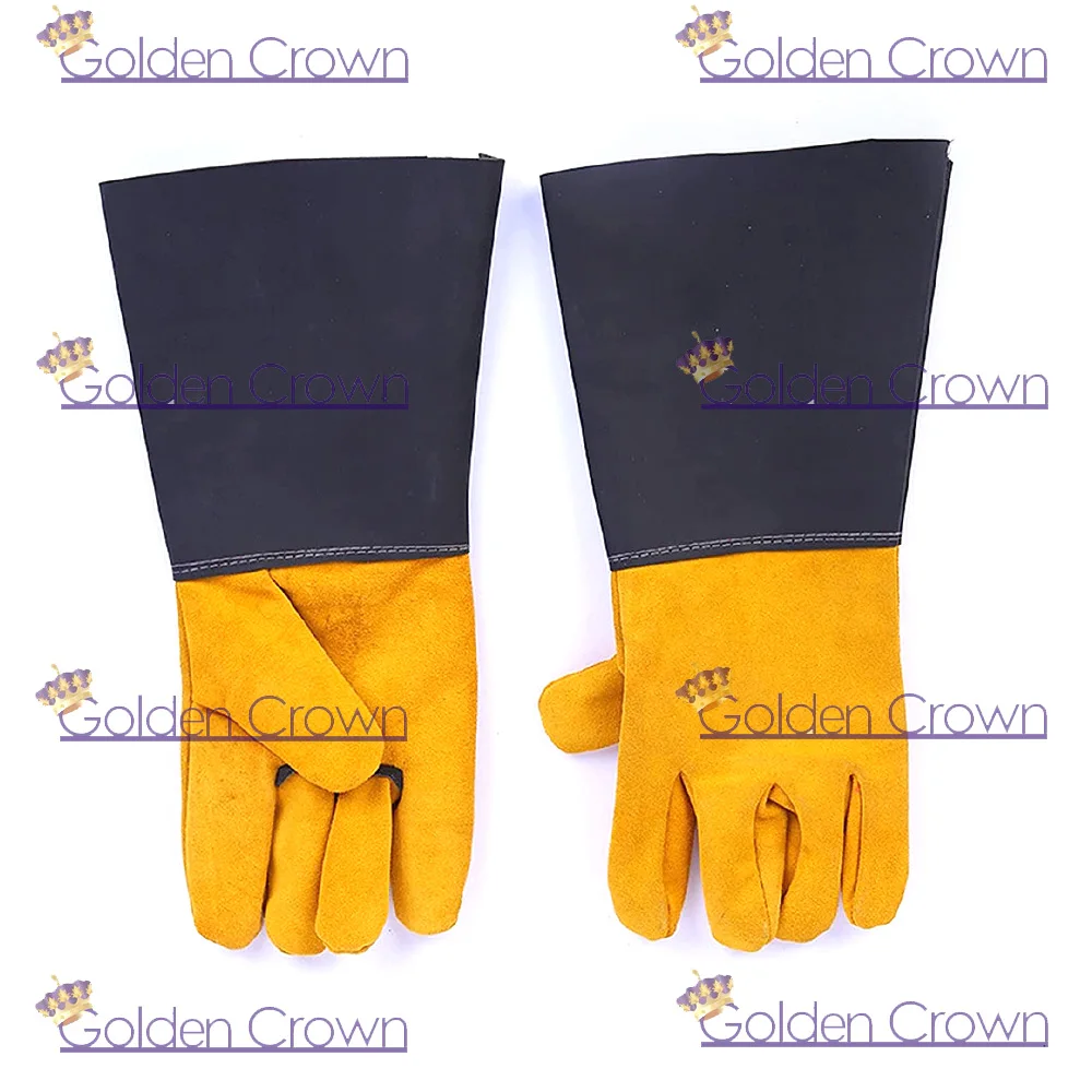 Protective Work Gloves Safety Protection Gloves Artificial Leather Electric Welding Glove