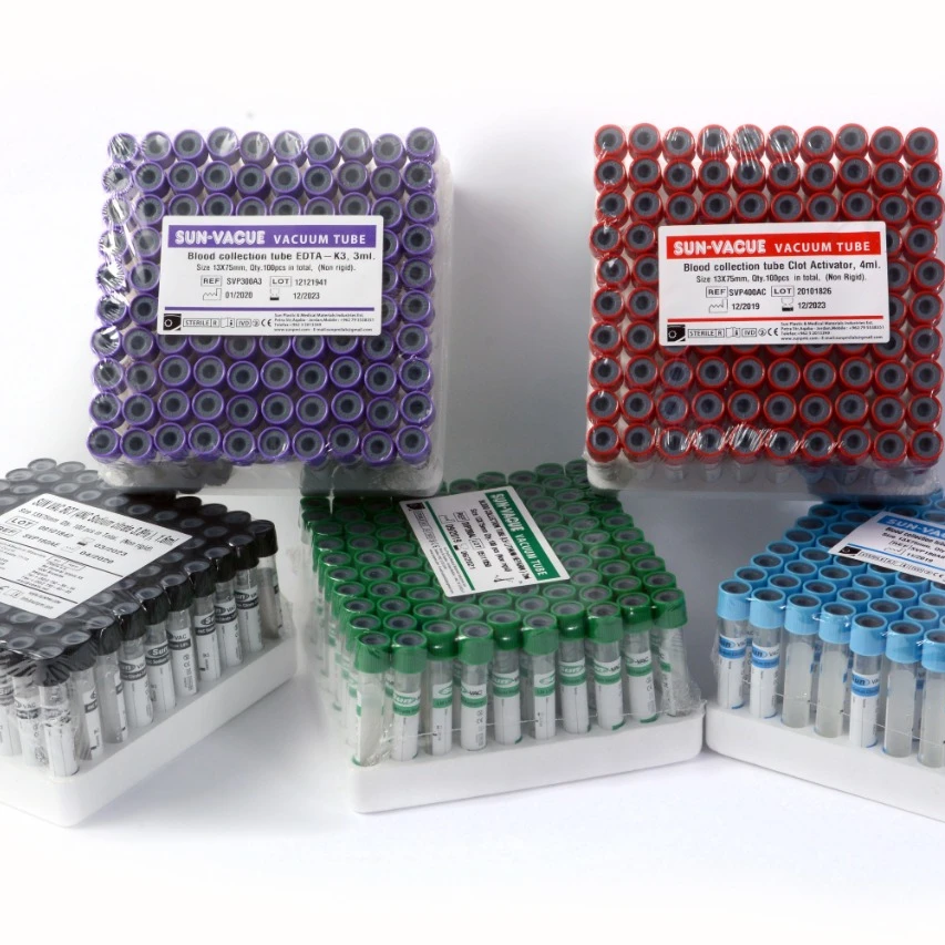 VACUUM BLOOD COLLECTION TUBE FOR ESR 3.8 % SODIUM CITRATE