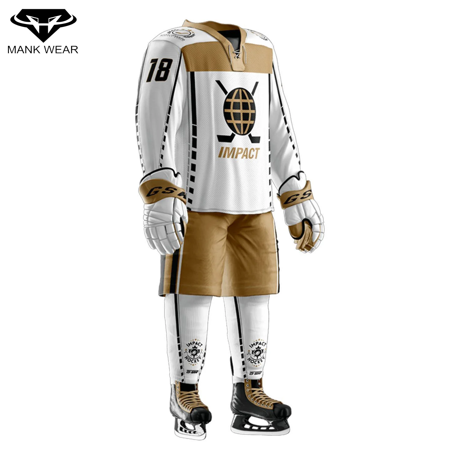 Новинка 2021 Высококачественная униформа для хоккея с шайбой хоккейные Джерси индивидуальная