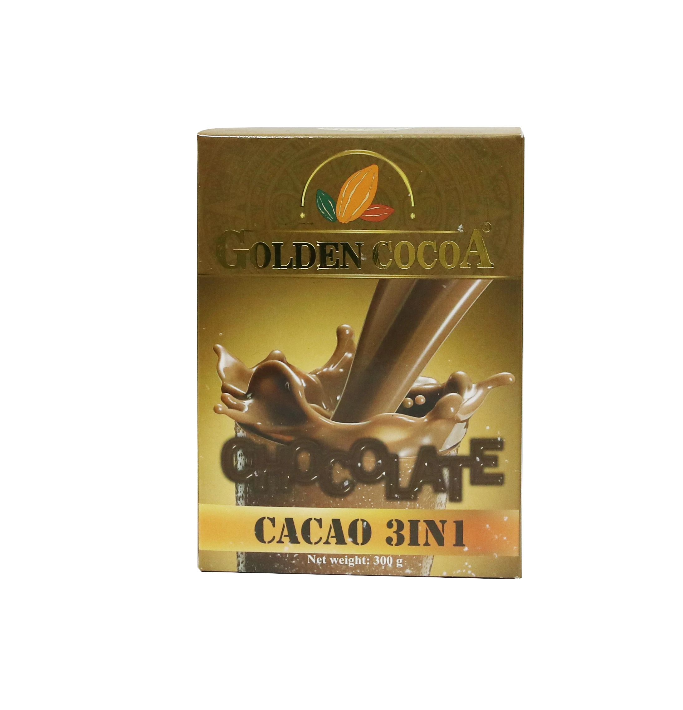 OEM, ODM, Private label Golden Cacao, Vietnam Cacao 3 in 1, Chocolate drink, Wholesale , HUCAFOOD Coffee